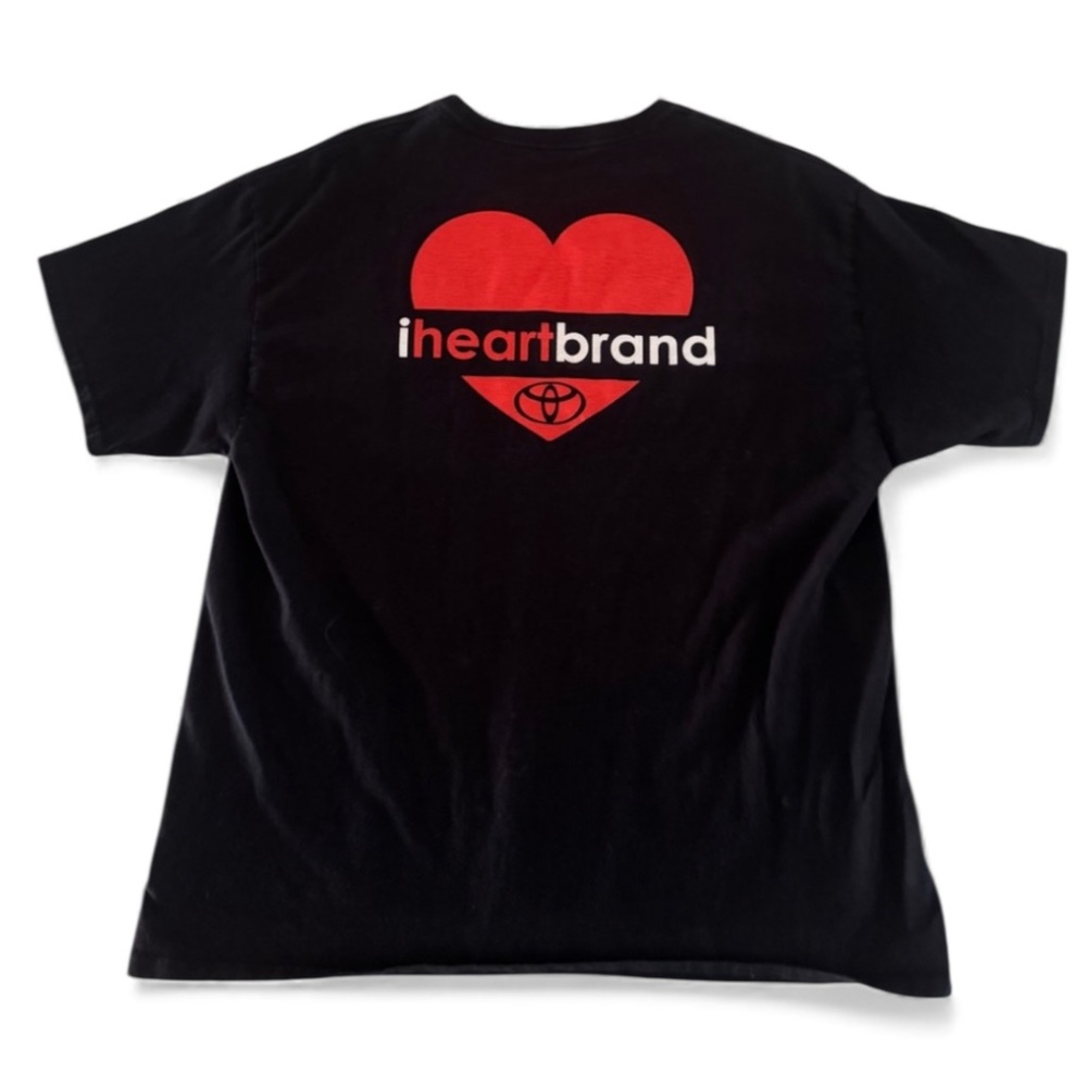 Toyota I Heart Brand Short Sleeve Black and Red T-Shirt Men’s Size X-Large EUC